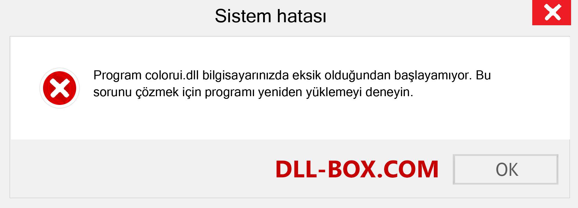 colorui.dll dosyası eksik mi? Windows 7, 8, 10 için İndirin - Windows'ta colorui dll Eksik Hatasını Düzeltin, fotoğraflar, resimler